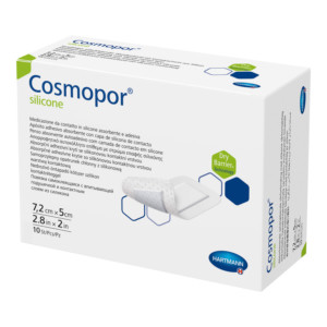 Cosmopor silicone Wundverband 7,2 x 5 cm