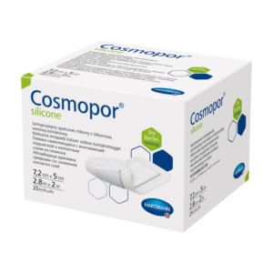 COSMOPOR silicone Wundverband 5x7,2 cm
