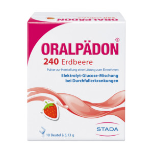 Oralp&auml;don 240 Erdbeere Beutel