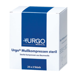 URGO MULLKOMPRESSEN 10x10 cm steril