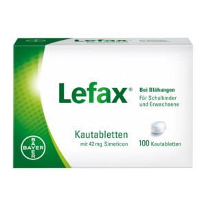 Lefax Kautabletten bei Bl&auml;hungen