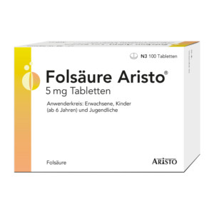 Fols&auml;ure Aristo 5 mg Tabletten