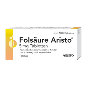 Fols&auml;ure Aristo 5 mg Tabletten