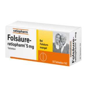 Fols&auml;ure-ratiopharm 5 mg Tabletten