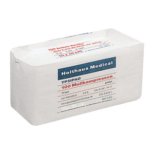 Mullkompressen Ypsipad 7,5x7,5 cm unsteril 8fach