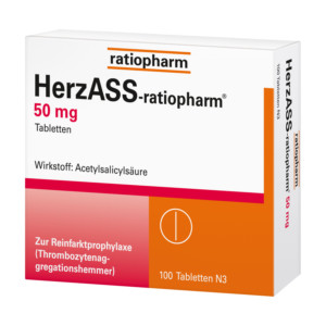 HerzASS-ratiopharm 50 mg Tabletten