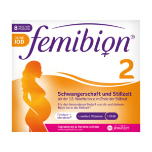 Femibion 2 Schwangerschaft + Stillzeit ohne Jod Kombipackung