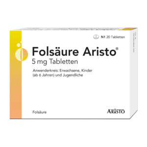 Fols&auml;ure Aristo 5 mg Tabletten