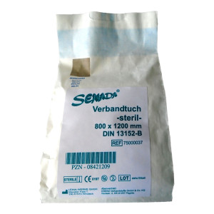Senada Verbandtuch gro&szlig; 80 x 120 cm DIN 13152