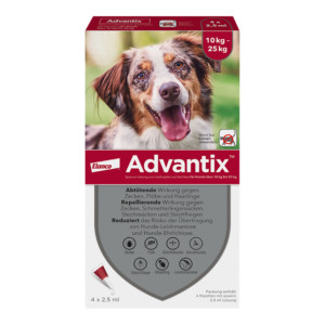 Advantix Spot-on Lsg. zum Auftropfen f&uuml;r Hunde 10-25 kg