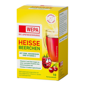 WEPA Hei&szlig;e Beerchen Pulver