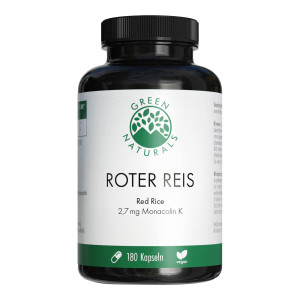 GREEN NATURALS Roter Reis Monacolin K vegane Kapseln