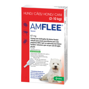 Amflee 67 mg L&ouml;sung zum Auftropfen f&uuml;r Kleine Hunde