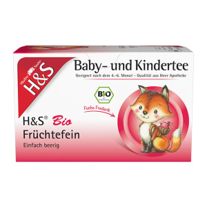 H&S Bio Baby- und Kindertee Fr&uuml;chtefein Filterbeutel