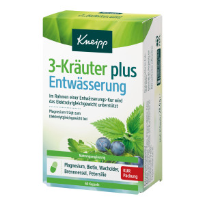 Kneipp 3-Kr&auml;uter plus Entw&auml;sserung Kapseln