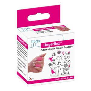 Fingerflex Binde 2,5 cm x 4,5 m pink