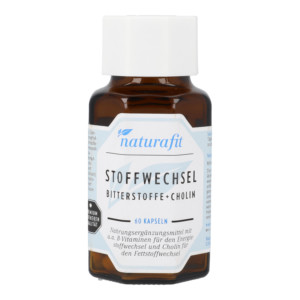 Naturafit Stoffwechsel Bitterstoffe+Cholin Kapseln
