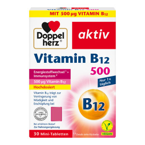 Doppelherz aktiv Vitamin B12 500 &micro;g Tabletten
