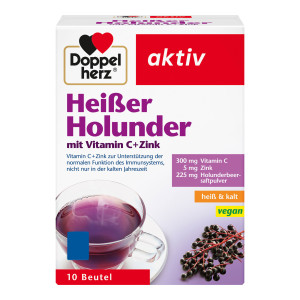 Doppelherz Hei&szlig;er Holunder mit Vitamin C + Zink