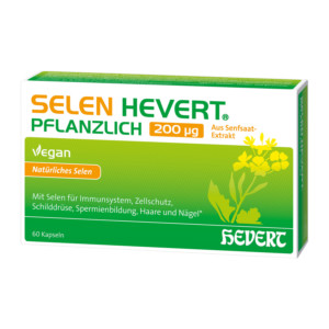 Selen Hevert pflanzlich 200 &micro;g Kapseln