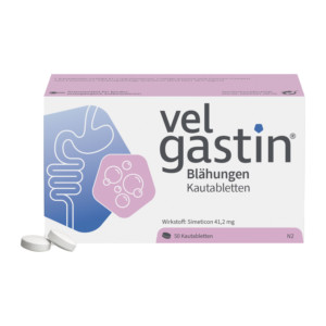 Velgastin Bl&auml;hungen Kautabletten