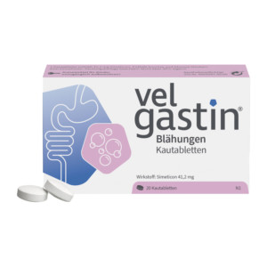 Velgastin Bl&auml;hungen Kautabletten