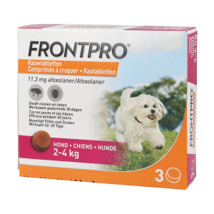Frontpro 11 mg Kautabletten f&uuml;r Hunde XS