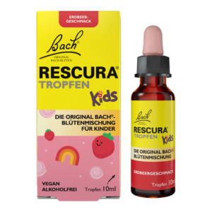 Bachbl&uuml;ten Original Rescura Kids Tropfen Erdbeer alkoholfrei