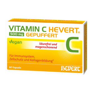 Vitamin C Hevert 500 mg gepufferte Kapseln