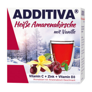 Additiva Hei&szlig;e Amarenakirsche mit Vanille Pulver