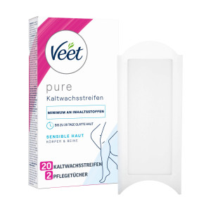 Veet Kaltwachsstreifen K&ouml;rper & Beine Sensible Haut