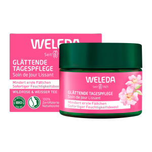 Weleda Gl&auml;ttende Tagespflege Wildrose & Wei&szlig;er Tee