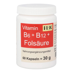 Vitamin B6+B12+Fols&auml;ure Kapseln