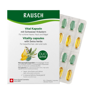 Rausch Vital Kapseln mit Schweizer Kr&auml;utern