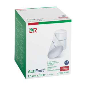 ActiFast Schlauchverband 7,5 cm x 10 m blau