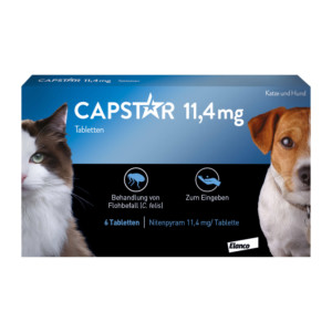 Capstar 11,4 mg Tabletten f&uuml;r Katzen/kleine Hunde