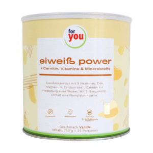 For you eiwei&szlig; power Vanille