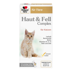 Doppelherz f&uuml;r Tiere Haut & Fell Complex f&uuml;r Katzen