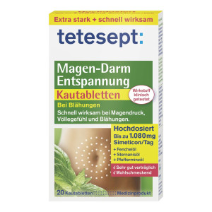 Tetesept Magen-Darm Entspannung Kautabletten