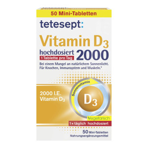 Tetesept Vitamin D3 2.000 Filmtabletten