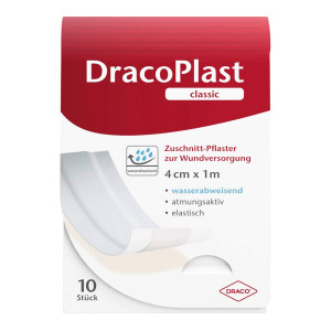 DracoPlast classic Pflaster 4 cm x 1 m wei&szlig;