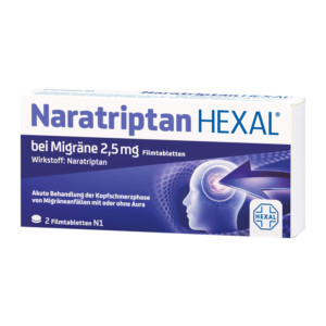 Naratriptan Hexal bei Migr&auml;ne 2,5 mg