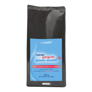 Hansepharm Power Eiwei&szlig; Plus Himbeer-Vanille