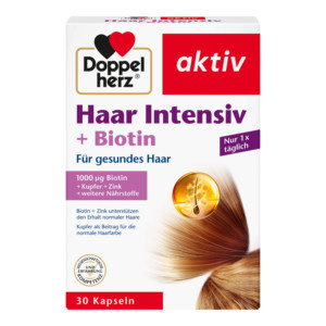 Doppelherz aktiv Haar Intensiv + Biotin Kapseln