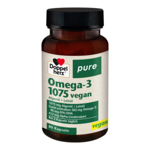 Doppelherz pure Omega-3 1075 vegan Kapseln