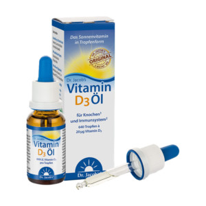 Dr. Jacob's Vitamin D3 &Ouml;l 640 Tropfen 800 IE D3 vegetarisch