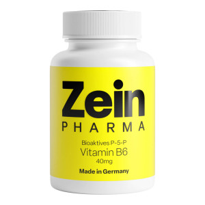 ZeinPharma Vitamin B6 mit bioaktivem P-5-P 40mg Kapseln