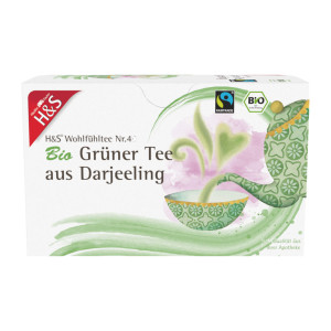 H&S Bio Gr&uuml;ner Tee aus Darjeeling Filterbeutel