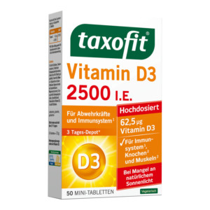 Taxofit Vitamin D3 2500 I.E. Tabletten