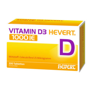 Vitamin D3 Hevert 1.000 I.E. Tabletten
